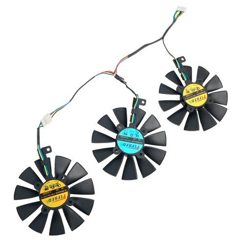 Вентилятори 3шт 87мм 12В FDC10U12S9-C FDC10H12S9-C ASUS GTX 980 Ti R9 390X, 106193