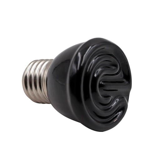 Лампа керамічна інфрачервона, для обігріву тераріуму, Е27 75Вт, 106036