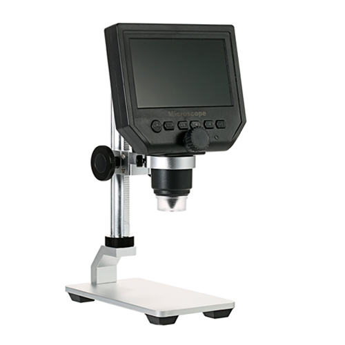 Мікроскоп цифровий c 4.3 ЖК на штативі, 1050мАч, MicroSD, 3.6Мп, 1-600X, G600, 106144