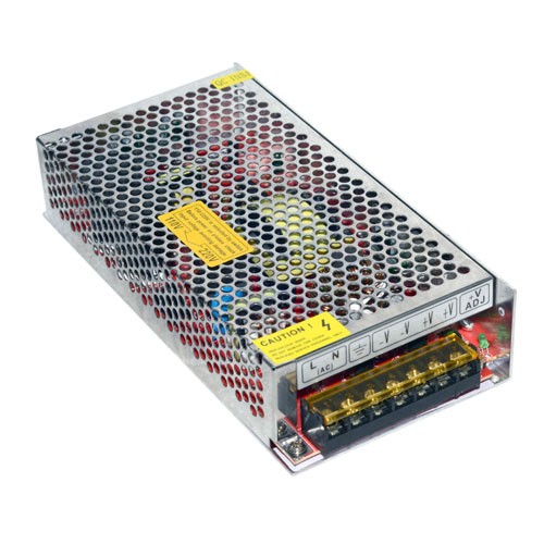 Блок живлення перфорований 5В 20А 100Вт, 2-кан для LED-стрічок CCTV, 103166
