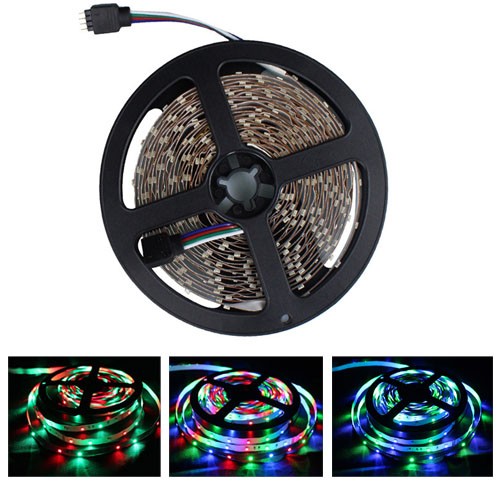 5м стрічка світлодіодна, 300x 3528 SMD LED, RGB, 104832