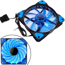 Вентилятор корпусний 120мм 12В кулер з синім підсвічуванням для ПК 12025