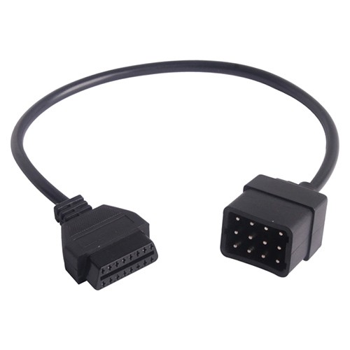 Перехідник з OBD2 16pin мама на Renault 12pin тато, 100304