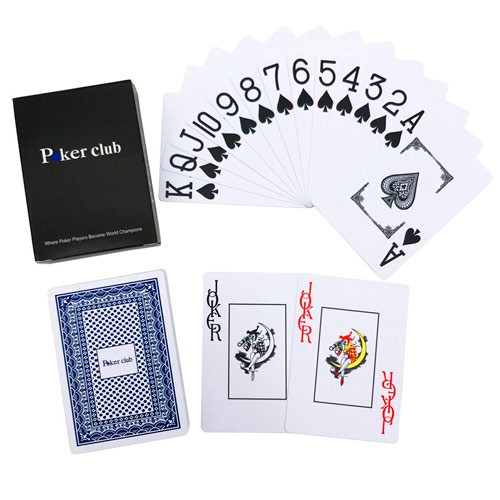 Гральні карти для покеру, пластикові 54шт Poker Stars, 100980