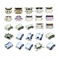 Роз'єми MicroUSB 25шт, гніздо 5-ти контактне