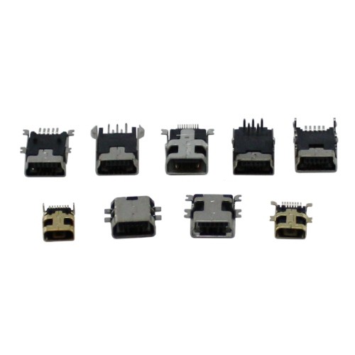9x MiniUSB роз'єм гніздо 5-ти контактна, набір, 102361