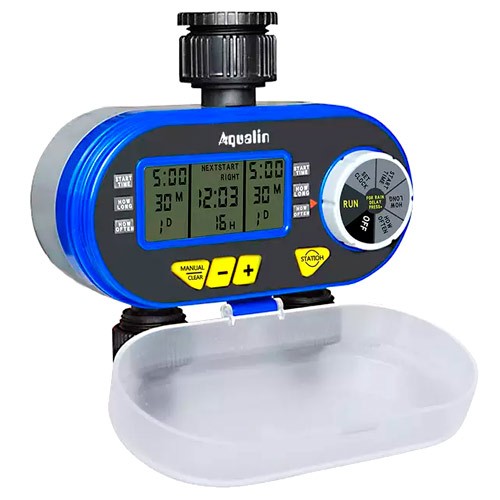 Таймер поливу подачі води на 2 лінії цифр. упр Aqualin YL21060, 100645