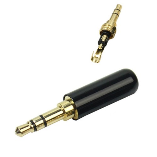Штекер 3.5мм TRS mini-jack джек стерео 3pin металевий корпус, 102574