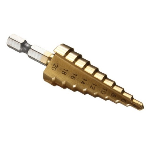 Ступеневу крокові свердло по металу HSS 4-20мм, 101111