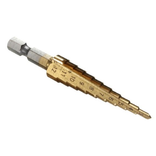 Ступеневу крокові свердло по металу HSS 3-12мм, 101110