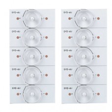 LED сегмент 10шт 6В для планки лампи підсвічування РК телевізора