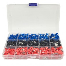 Набір клем 1065шт кабельних наконечників ізольованих штирьових