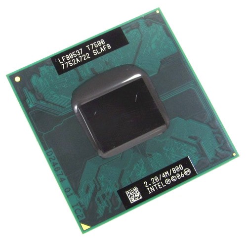 Процесор Intel Core 2 Duo T7500, 2 ядра, 2.2ГГц, PGA478, BGA479, 101897
