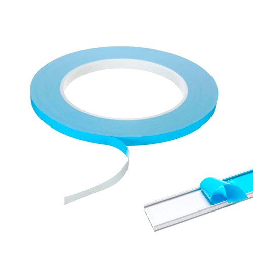 Теплопровідна стрічка 25м x 5мм клейка двостороння Термоскотч, 101139