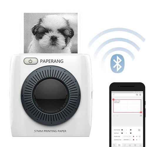 Термопринтер мобільний кишеньковий Bluetooth для фото PAPERANG P2 300dpi, 103920