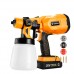 Краскопульт акумуляторний фарборозпилювач 800мл 1 / 1.8 / 2.5 мм DEKO DKSG20K2, 101145