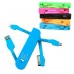 Універсальна складна USB зарядка Ipad Iphone MicroUSB 3в1, 103239