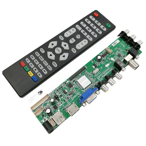 Універсальний контролер РК матриць, скалер 3663, DVB-T2, 103699