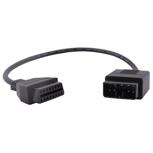 Перехідник з OBD2 16pin мама на Subaru 9pin тато, 105357