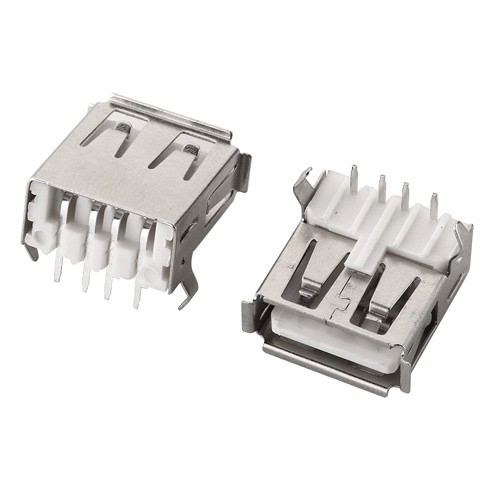 Роз'єм USB 2.0 мама 4pin AF 90 градусів DIP, 102690