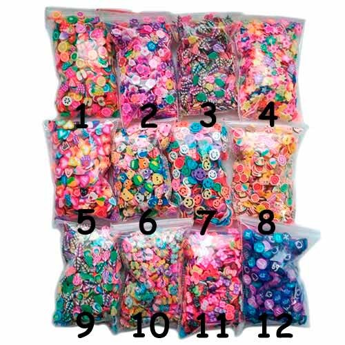 1000 наклейок фимо для нігтів, нейл-арт, манікюр, 102244