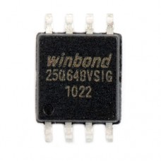 Чіп W25Q64 W25Q64BVSIG SOP8, 64Мб Flash SPI