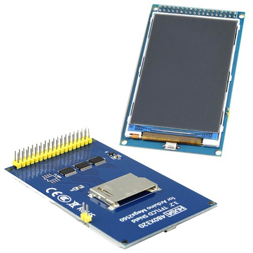 LCD TFT 3.2 дисплей 480x320, SD слот, Arduino Mega Due, 102913