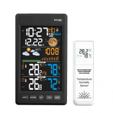 Метеостанція c барометром виносним датчиком ЖК 5.6 "PT19C, кольоровий екран