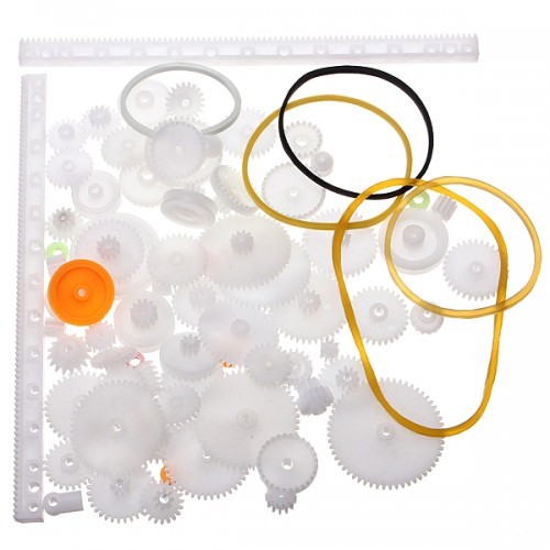 Набір 75в1 з шестерень, шківів і пасків Arduino, 102877