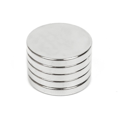 Магніти неодимові сильні 20x3мм N35 10шт, 100878