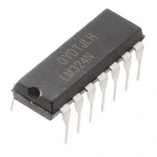 Чіп LM324N LM324 DIP14, Операційний підсилювач 4-канальний, 10шт