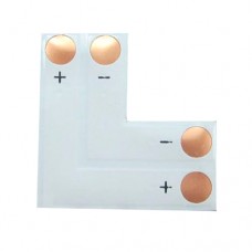 Конектор L-подібний для світлодіодних стрічок 8мм SMD 3528 2835