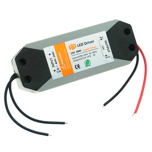 Блок живлення LED драйвер трансформатор AC-DC 220-12В 36Вт для LED-стрічок, 104887
