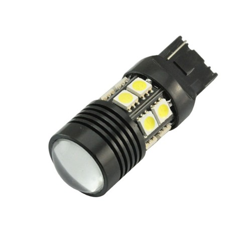 LED T20 W21W лампа в автомобіль, 12 SMD 5050, 1 Cree Q5, білий, 100190
