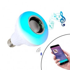Розумна LED RGB Лампа з Bluetooth динаміком 6 + 3 Вт, пультом дистанційного керування, музична