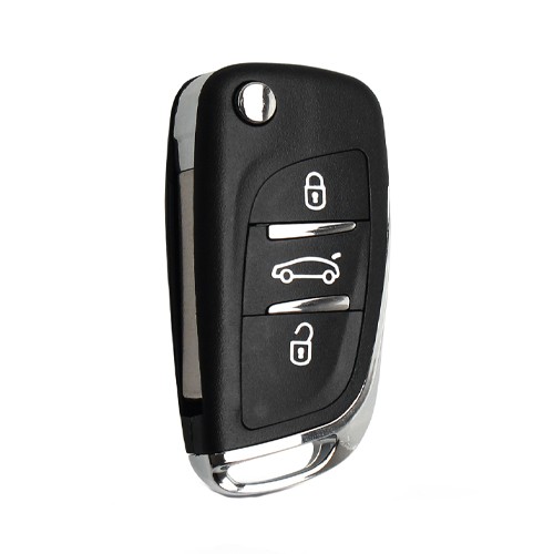 Викидний ключ, корпус під чіп, 3кн, Peugeot, ніша CE0523, HU83, NEW, 105950