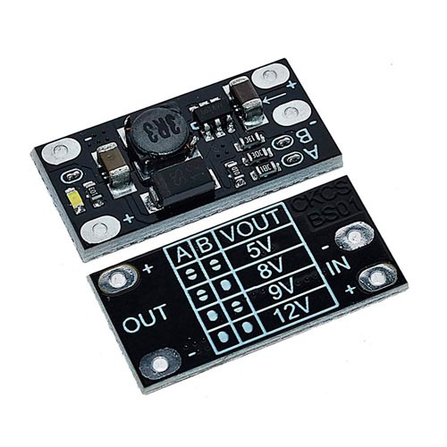 Перетворювач напруги підвищує CKCS BS01 3.7 на 5 8 9 12В, 1А, 105719
