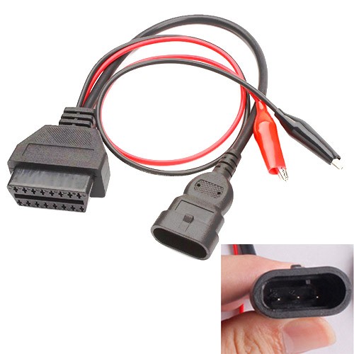 Перехідник з OBD2 16pin мама на Fiat Alfa Romeo Lancia Chery 3pin тато, 100031