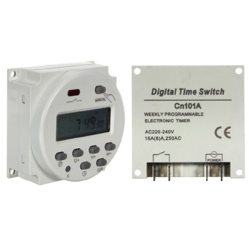 Реле години, таймер тижневий, ЖК, 220В 16А 2ВА, 104913