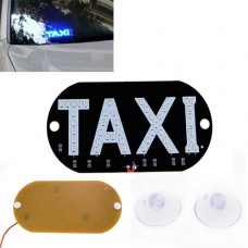 Автомобільне LED табло табличка Таксі TAXI 12В, синє