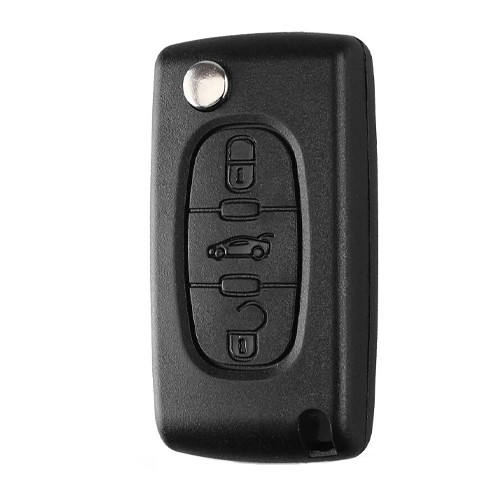Викидний ключ, корпус під чіп, 3кн DKT0269, Peugeot, ніша CE0536, VA2, 105938