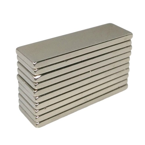 Магніти неодимові сильні 30x10x2мм N35 10шт, 100872