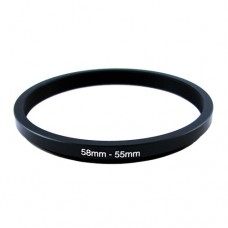 Знижує степ кільце 58-55мм для Canon, Nikon Знижує степ кільце 58-55мм для Canon, Nikon