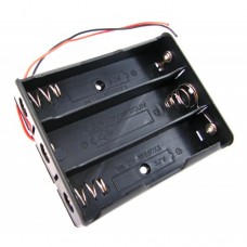 Відсік для 3 батарей 18650, 11.1В кейс бокс з проводами, Arduino