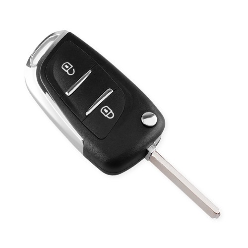 Викидний ключ, корпус під чіп, 2кн DKT0269, Peugeot, VA2, NEW, 105940