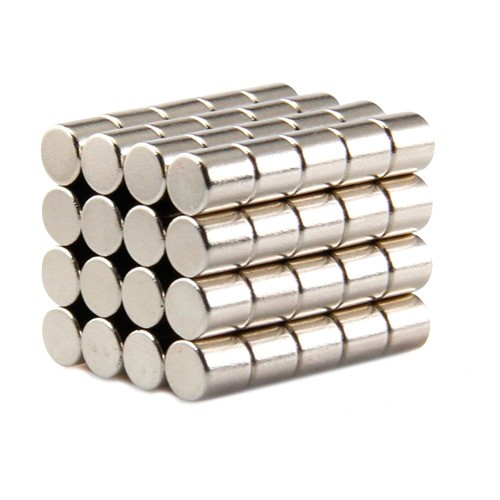 Магніти неодимові сильні 5x5мм N35 10шт, 100535