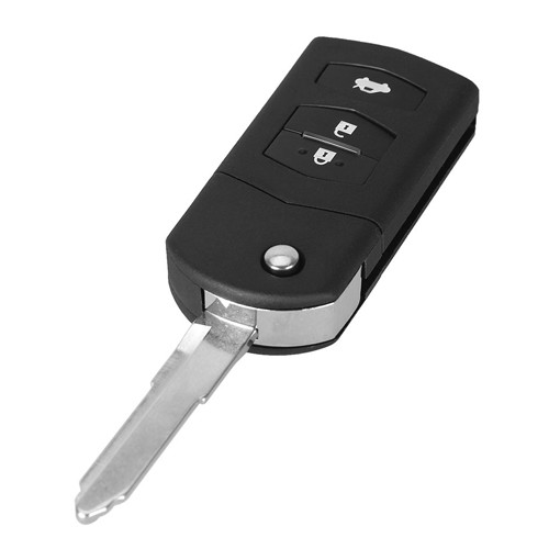 Викидний ключ, корпус під чіп, 3кн, Mazda, 105982