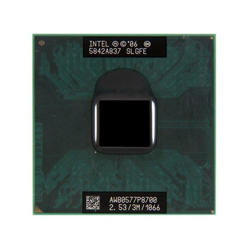 Процесор Intel Core 2 Duo P8700, 2 ядра, 2.53ГГц, PGA478, BGA479, 105422