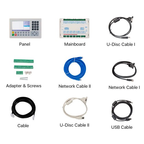 Контролер з панеллю керування для CO2 лазерного верстата Ruida RDC6445S, 105553