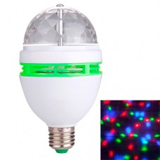 Диско лампа обертається світлодіодна, E27 LED RGB 3Вт Диско лампа обертається світлодіодна, E27 LED RGB 3Вт